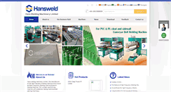 Desktop Screenshot of hansweld.com